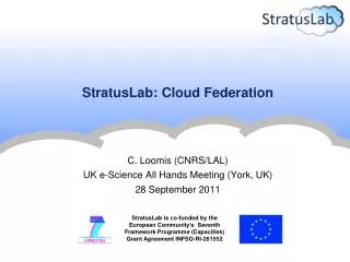 StratusLab : Cloud Federation