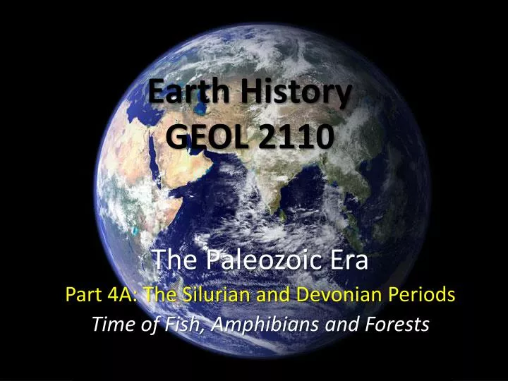 earth history geol 2110