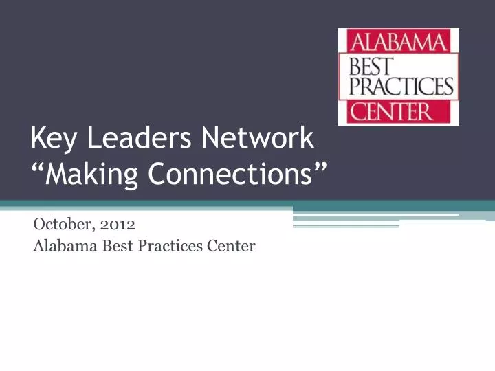 key leaders network making connections