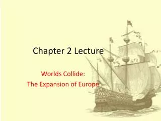 Chapter 2 Lecture