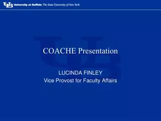 COACHE Presentation