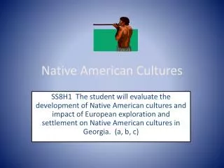 Native American Cultures