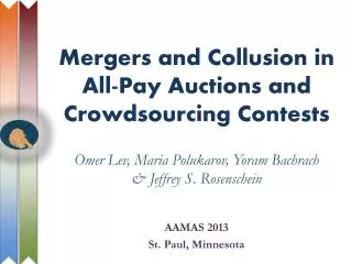 Mergers and Collusion in All-Pay Auctions and Crowdsourcing Contests