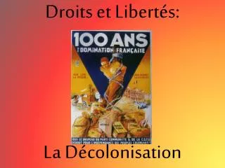 droits et libert s la d colonisation