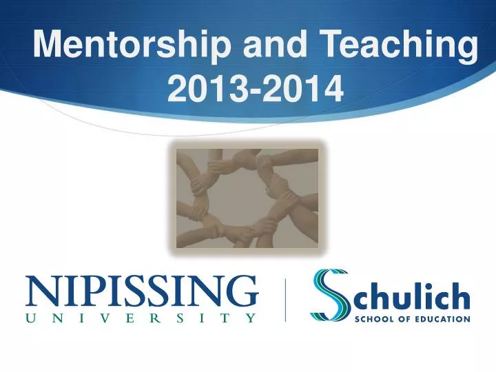 mentorship and teaching 2013 2014