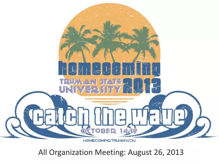 all organization meeting august 26 2013