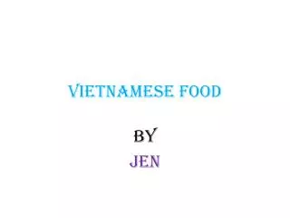 Vietnamese Food