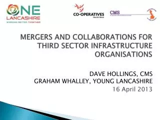 MERGERS AND COLLABORATIONS FOR THIRD SECTOR INFRASTRUCTURE ORGANISATIONS
