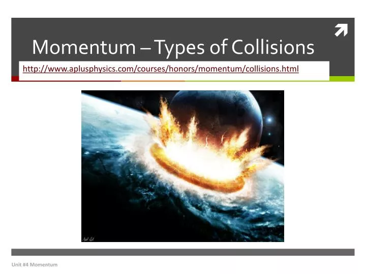 momentum types of collisions