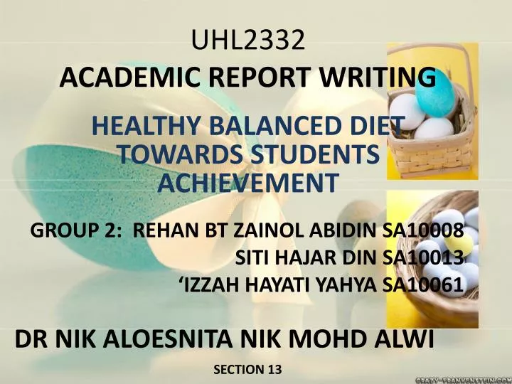 uhl2332 academic report writing