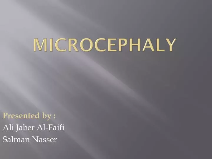 microcephaly