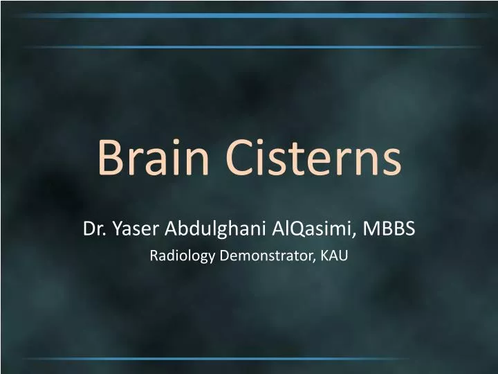 brain cisterns