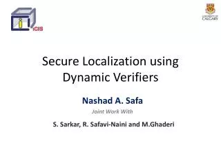 Secure Localization using Dynamic Verifiers