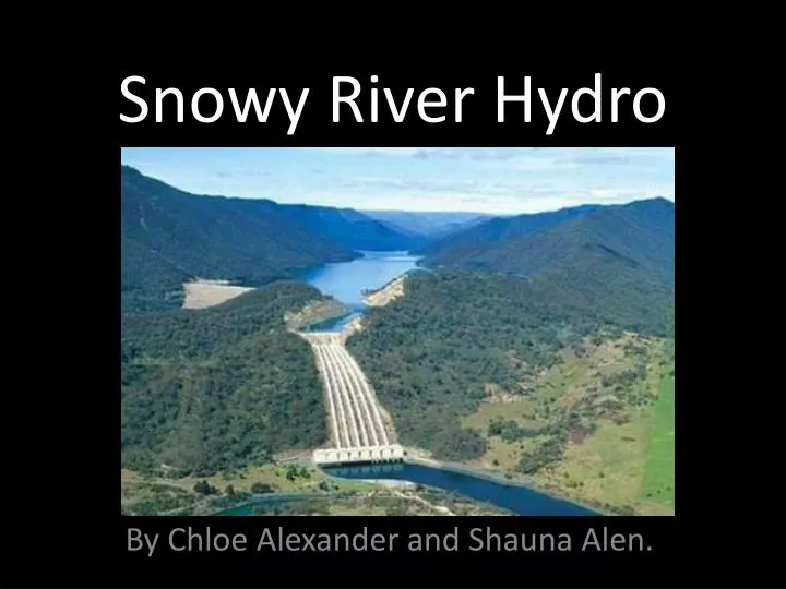 snowy river hydro
