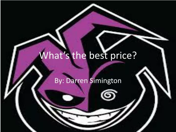 what s the best price