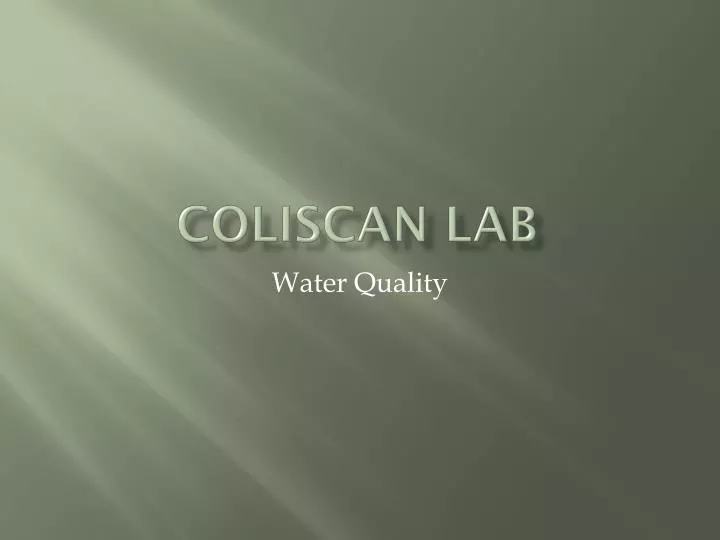 coliscan lab