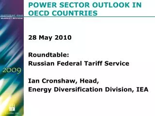 POWER SECTOR OUTLOOK IN OECD COUNTRIES