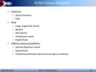 ECN2 Future Direction