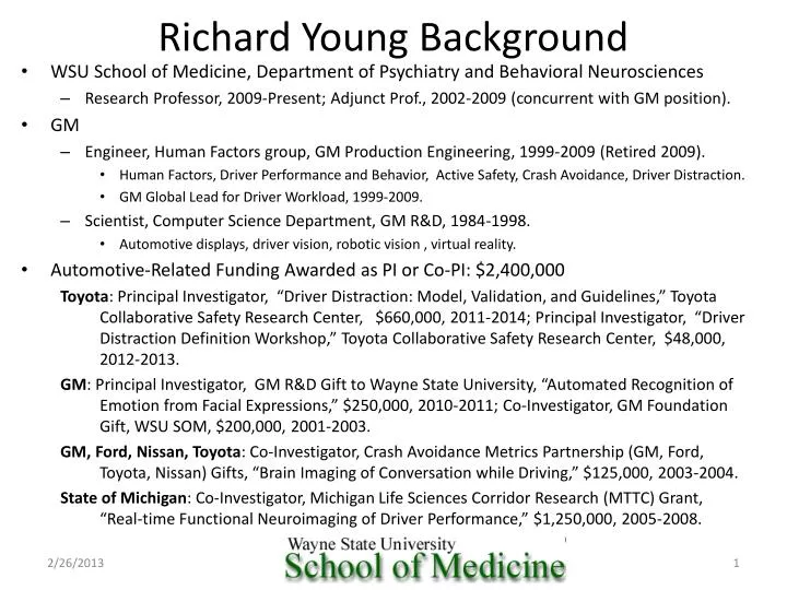 richard young background