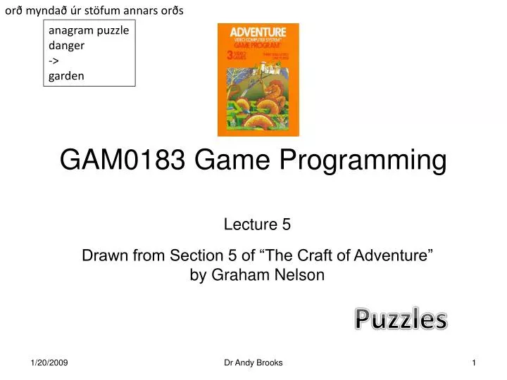 gam0183 game programming