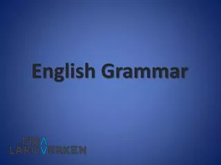english grammar