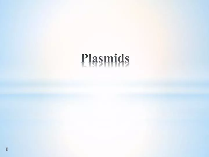 plasmids
