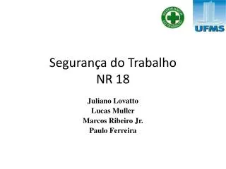 seguran a do trabalho nr 18