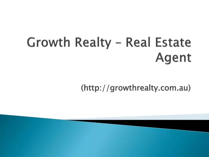 growth realty real estate agent