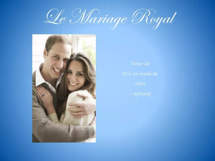 le mariage royal