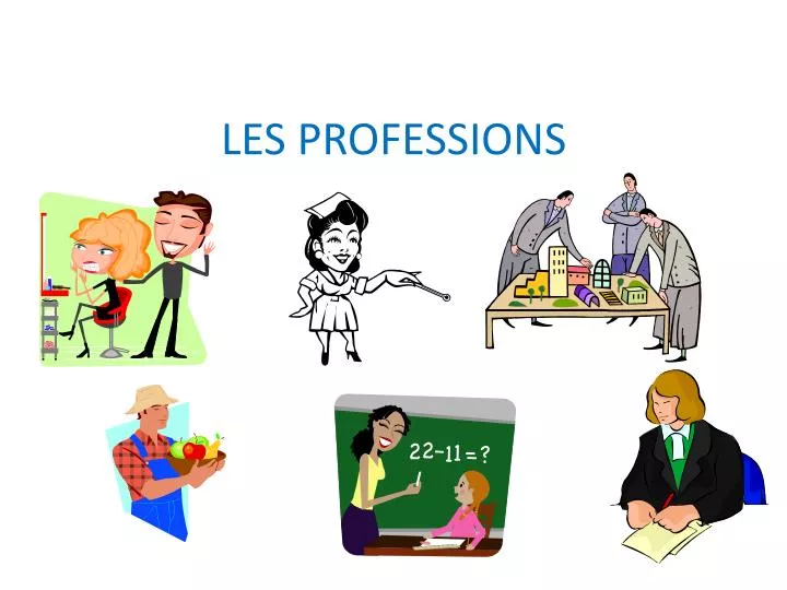 les professions