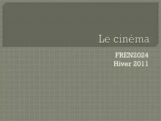 le cin ma