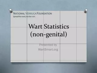 Wart Statistics (non-genital)
