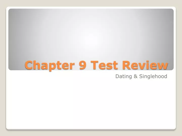 chapter 9 test review