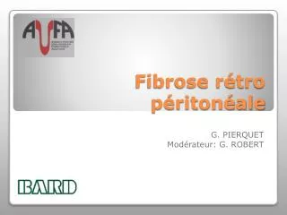fibrose r tro p riton ale