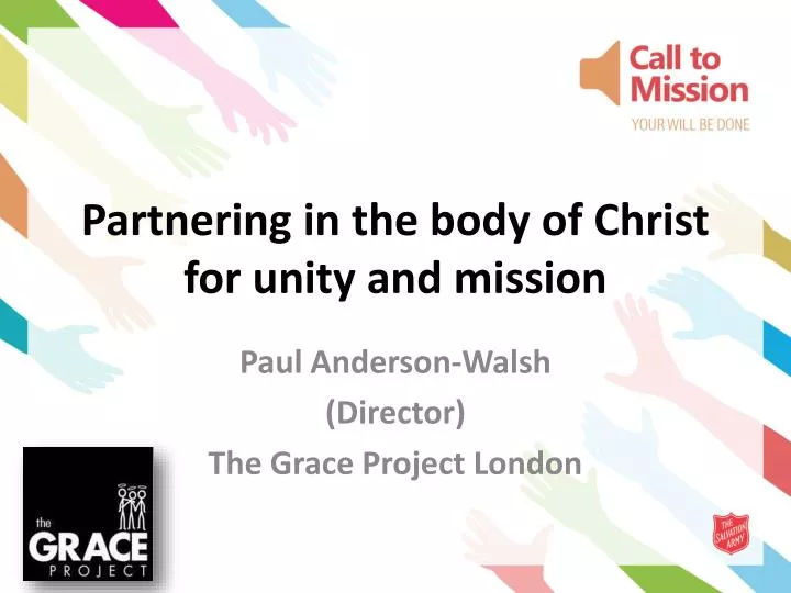 partnering in the body of christ for unity and mission
