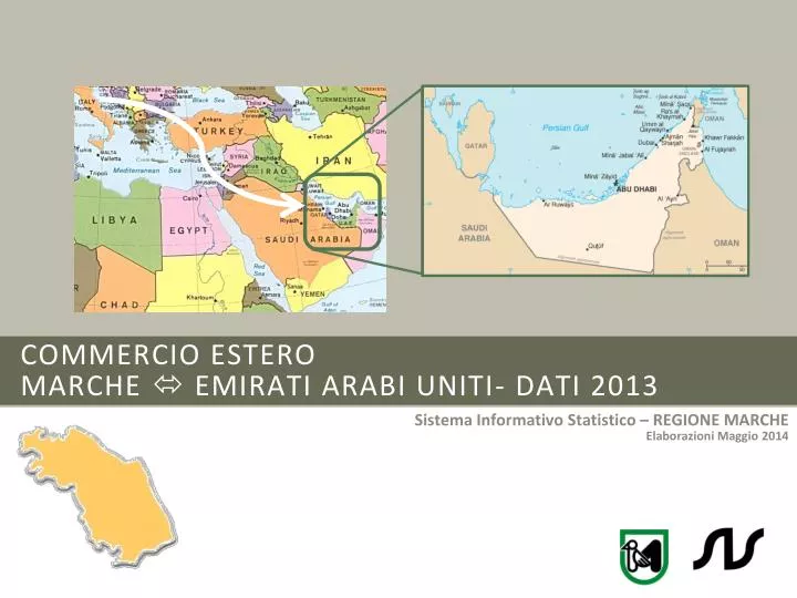 commercio estero marche emirati arabi uniti dati 2013