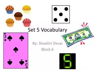 Set 5 Vocabulary