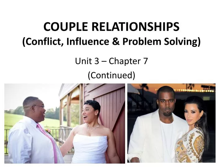 couple relationships conflict influence problem solving