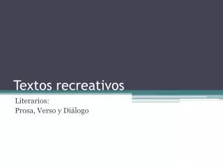 textos recreativos