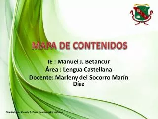 mapa de contenidos