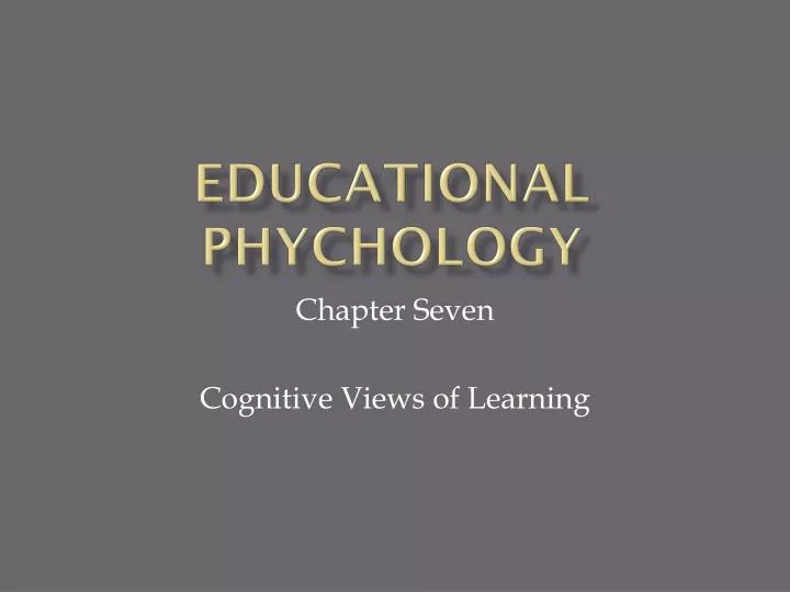 educational phychology