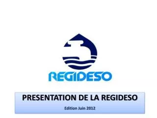 presentation de la regideso edition juin 2012