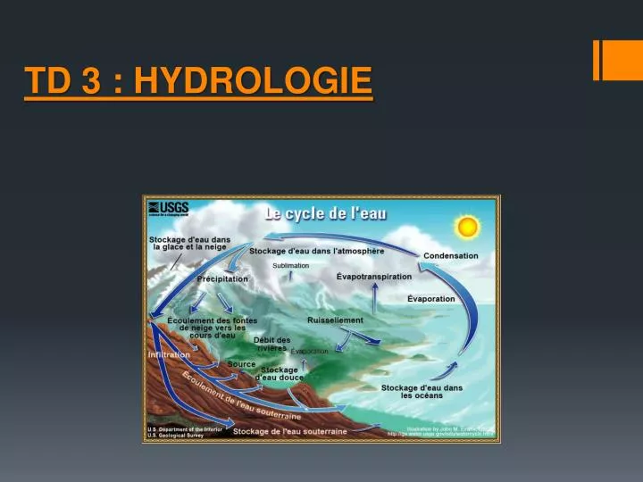 td 3 hydrologie