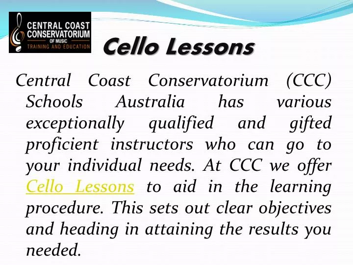 cello lessons