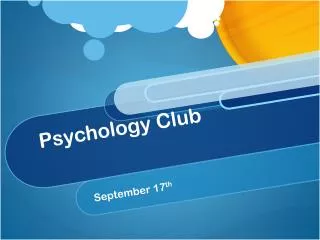 Psychology Club