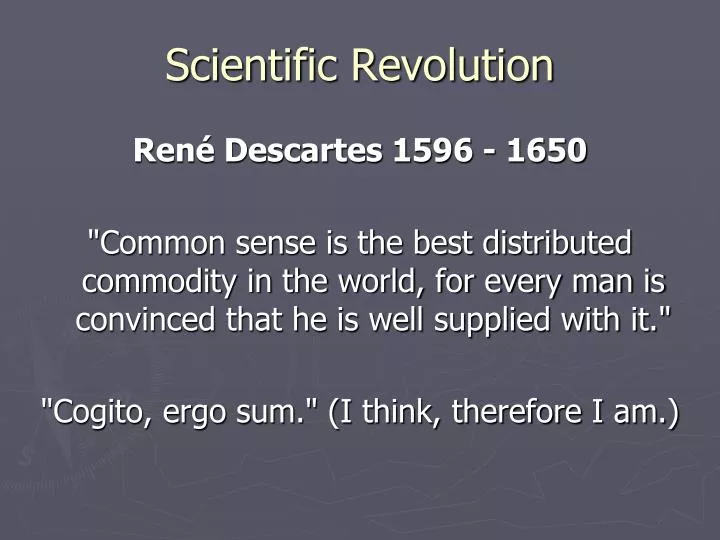 scientific revolution