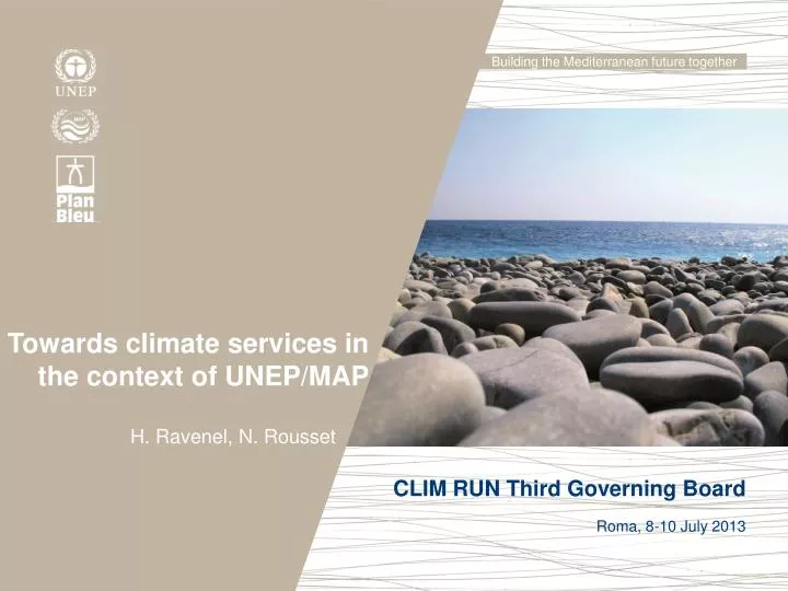 towards climate services in the context of unep map
