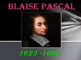 blaise pascal