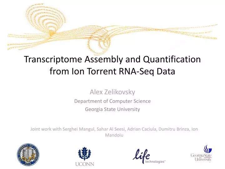 transcriptome assembly and quantification from ion torrent rna seq data