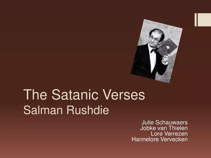 the s atanic verses salman rushdie